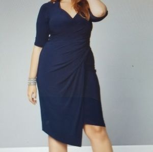 KIYONNA FOXFIRE NAVY BLUE DRESS SIZE 10/12